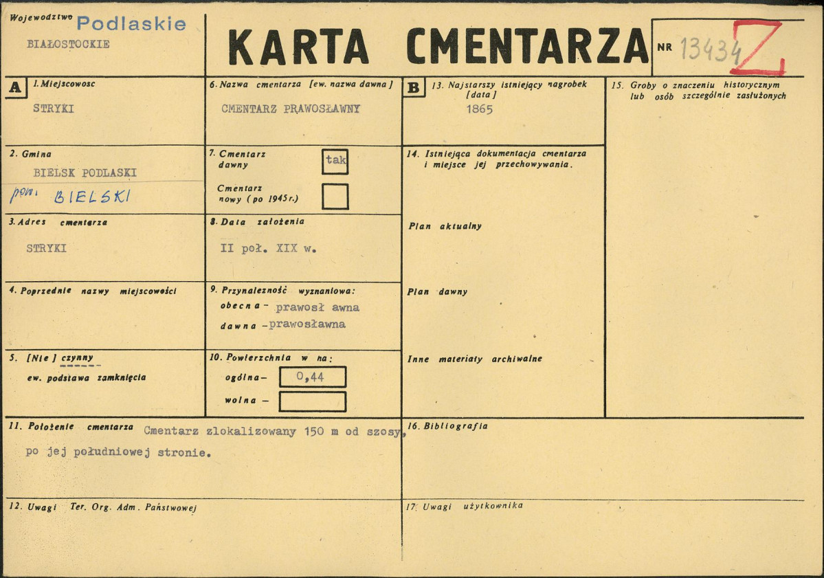 Karta cmentarza, skan nr 1