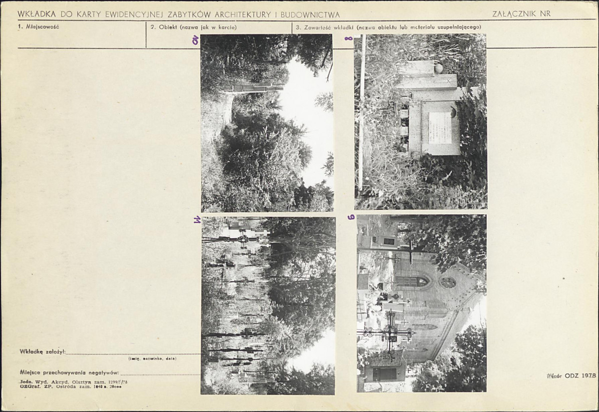 Karta cmentarza, skan nr 5