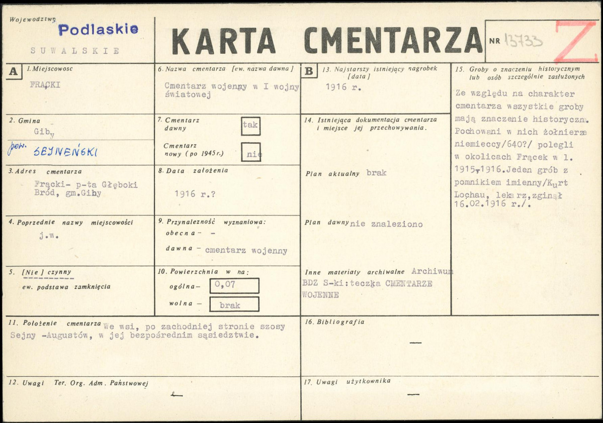 Karta cmentarza, skan nr 1