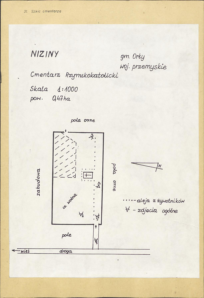 Karta cmentarza, skan nr 3