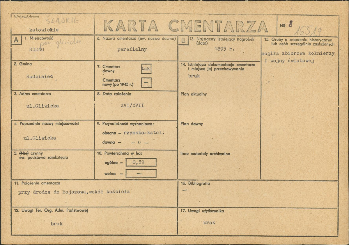 Karta cmentarza, skan nr 1