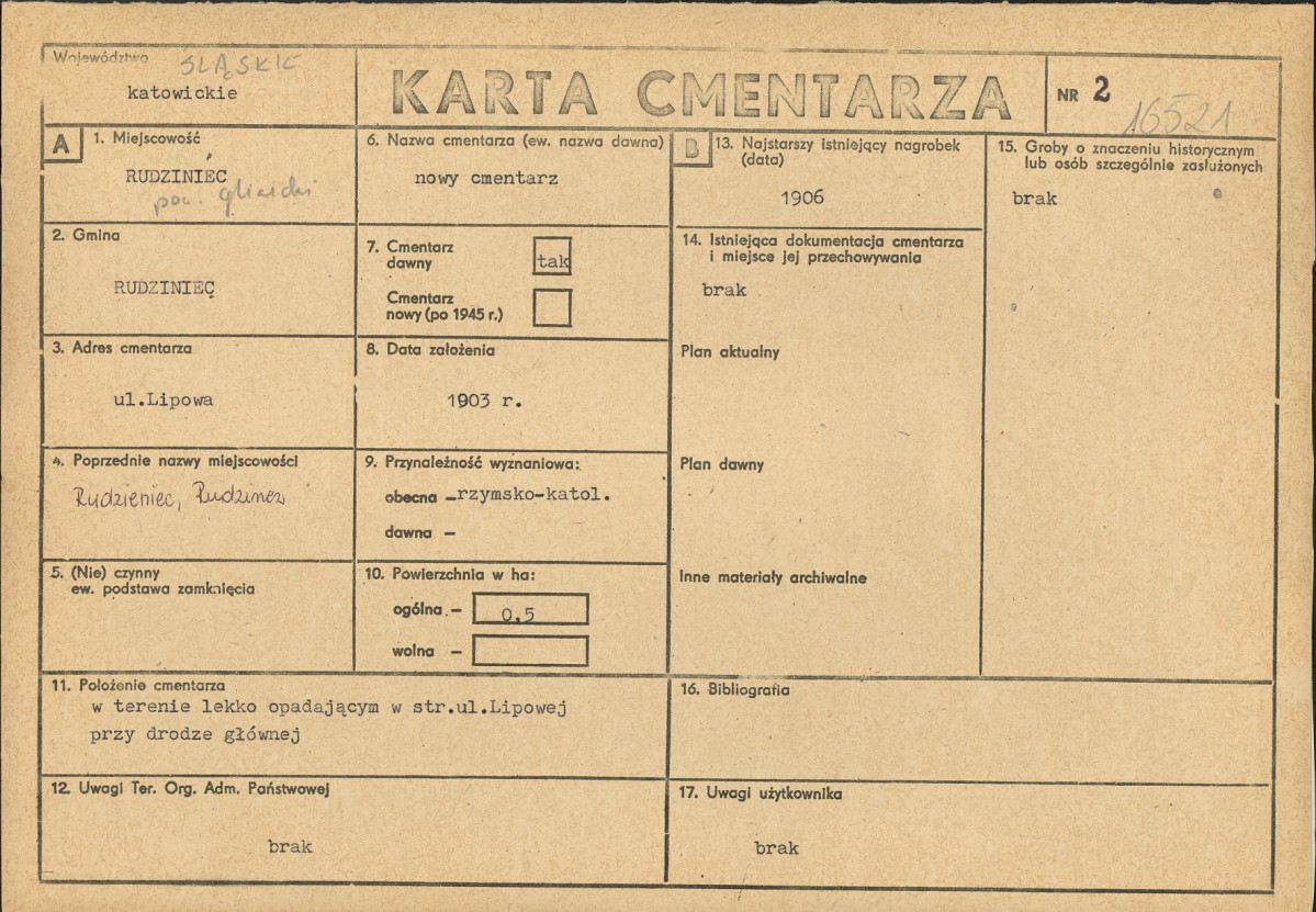 Karta cmentarza, skan nr 1