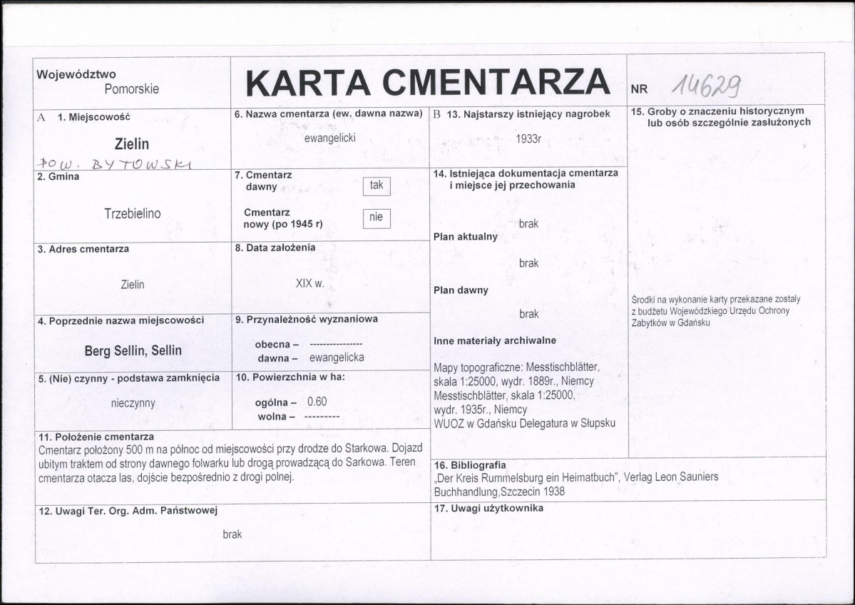 Karta cmentarza, skan nr 1