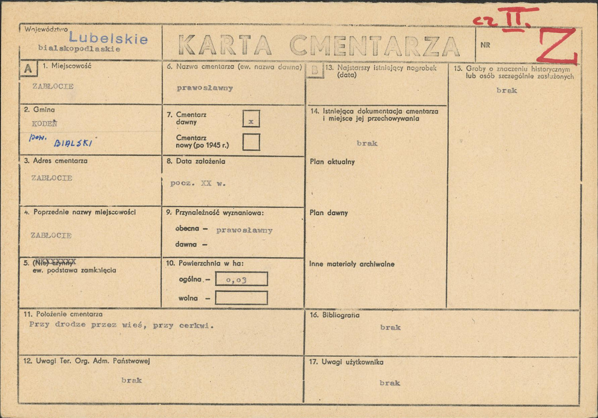 Karta cmentarza, skan nr 1