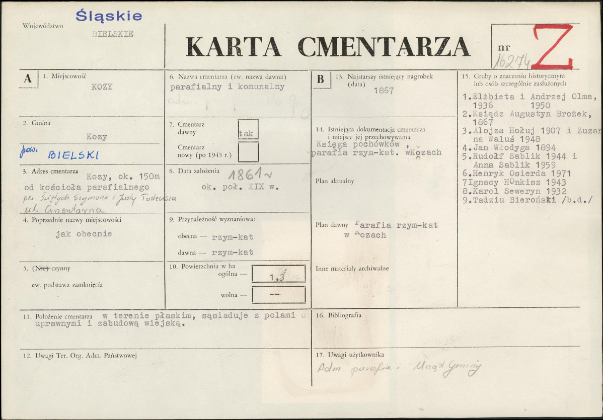 Karta cmentarza, skan nr 1