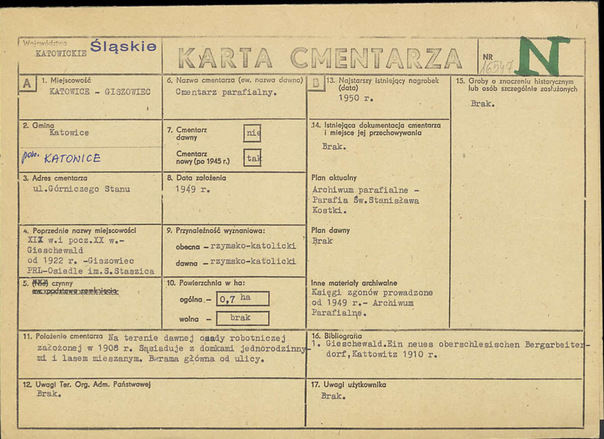 Karta cmentarza, skan nr 1