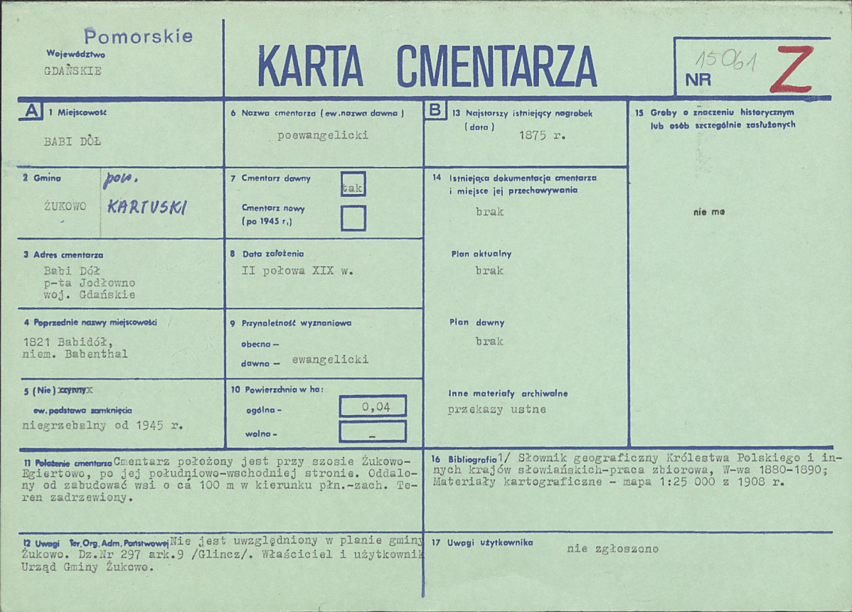 Karta cmentarza, skan nr 1
