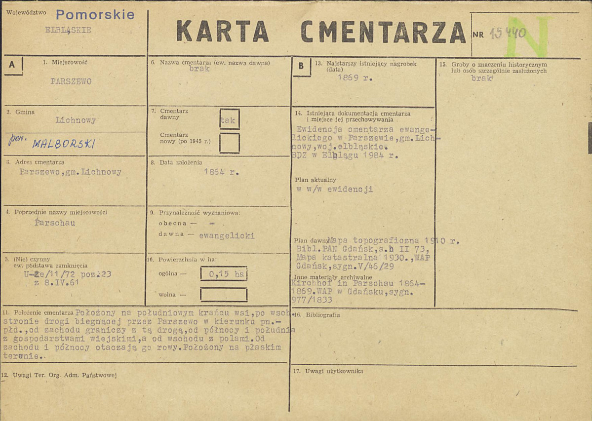 Karta cmentarza, skan nr 1