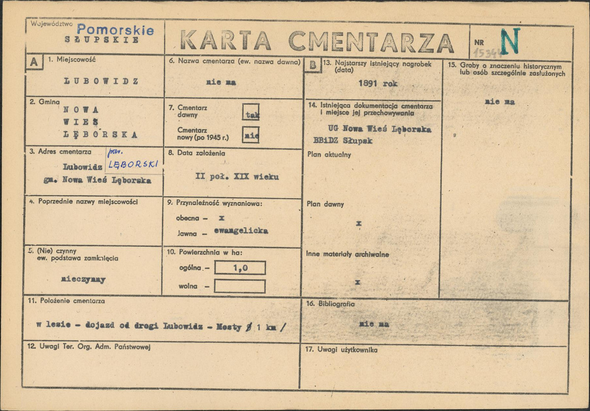 Karta cmentarza, skan nr 1