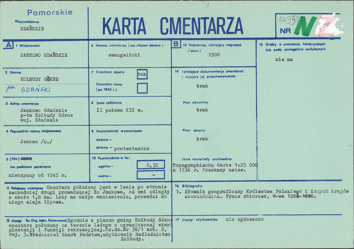 Karta cmentarza, skan nr 1