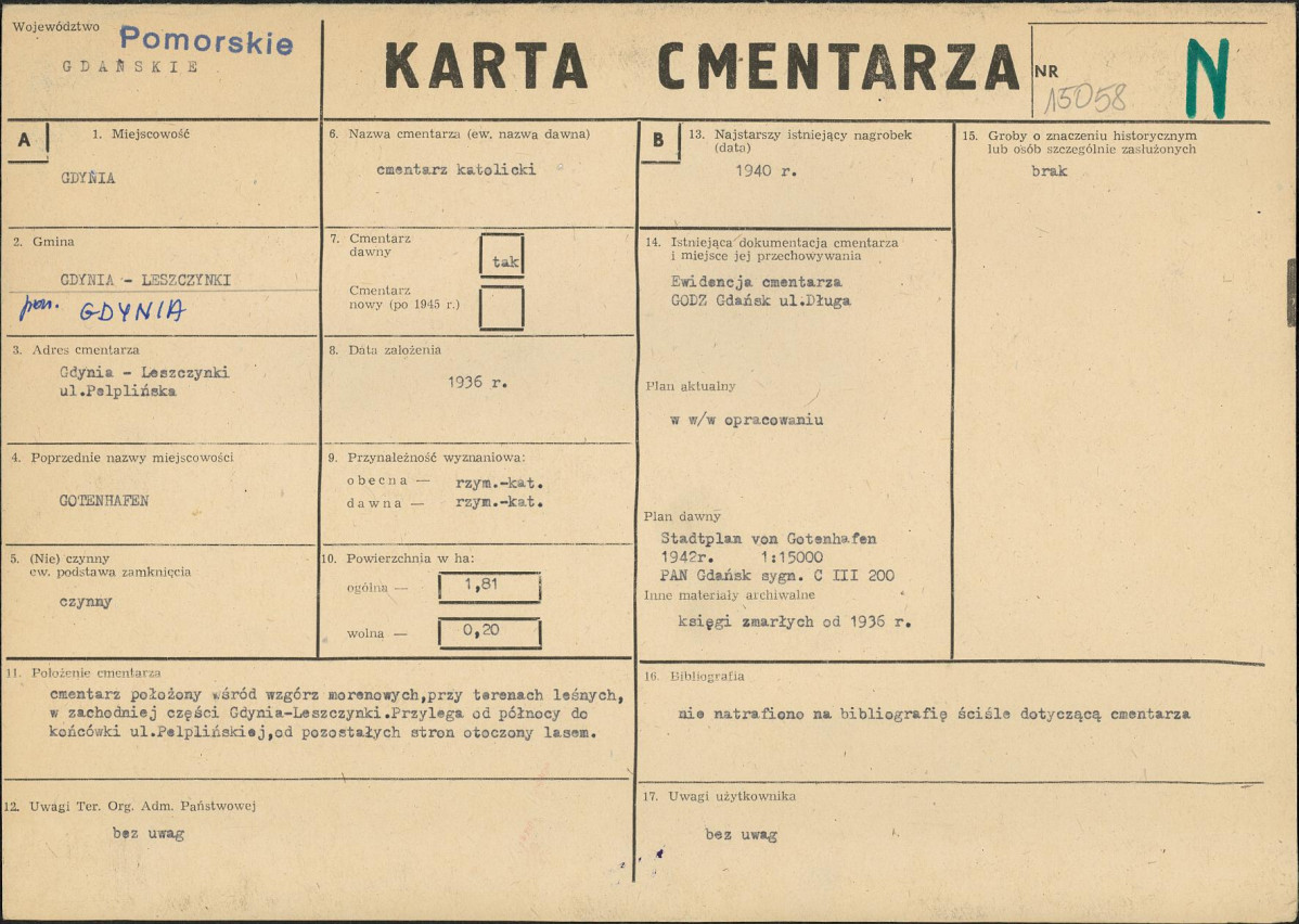 Karta cmentarza, skan nr 1