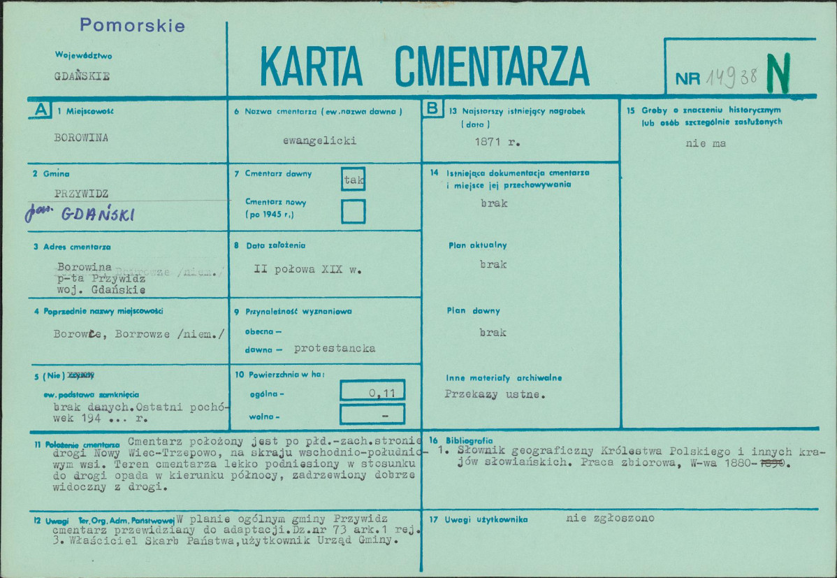 Karta cmentarza, skan nr 1