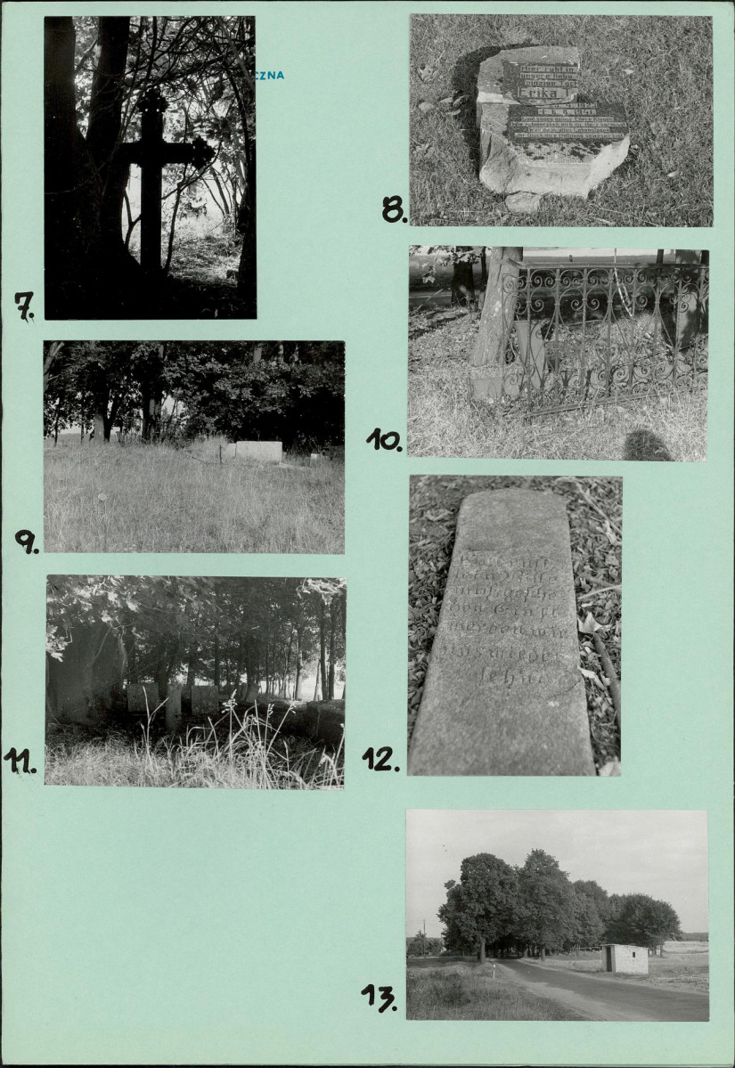 Karta cmentarza, skan nr 6