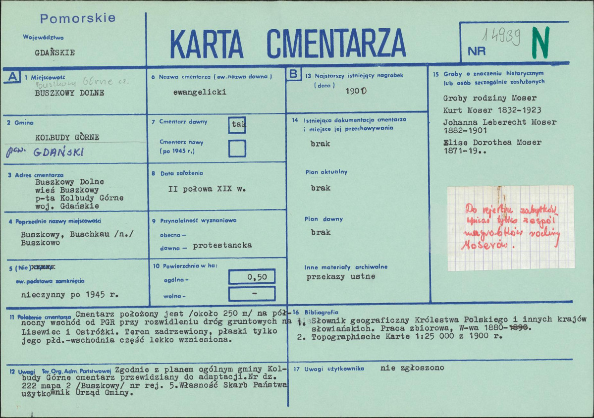 Karta cmentarza, skan nr 1