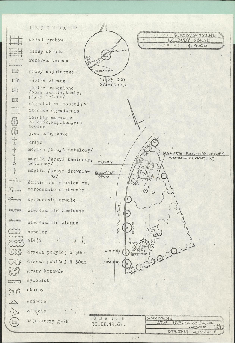 Karta cmentarza, skan nr 2