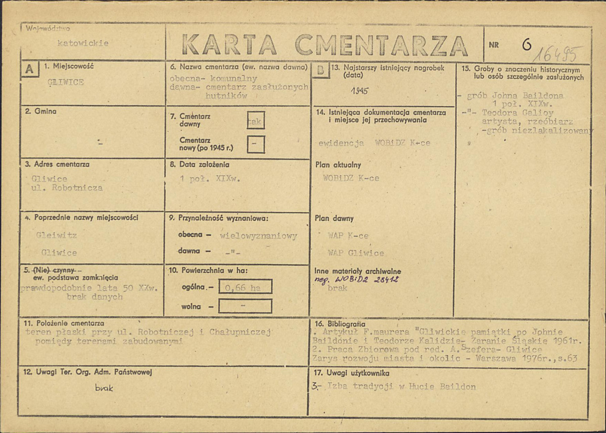 Karta cmentarza, skan nr 1