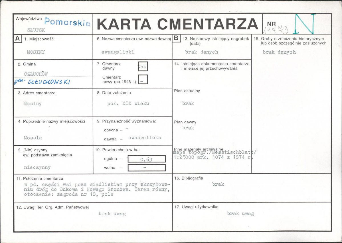 Karta cmentarza, skan nr 1