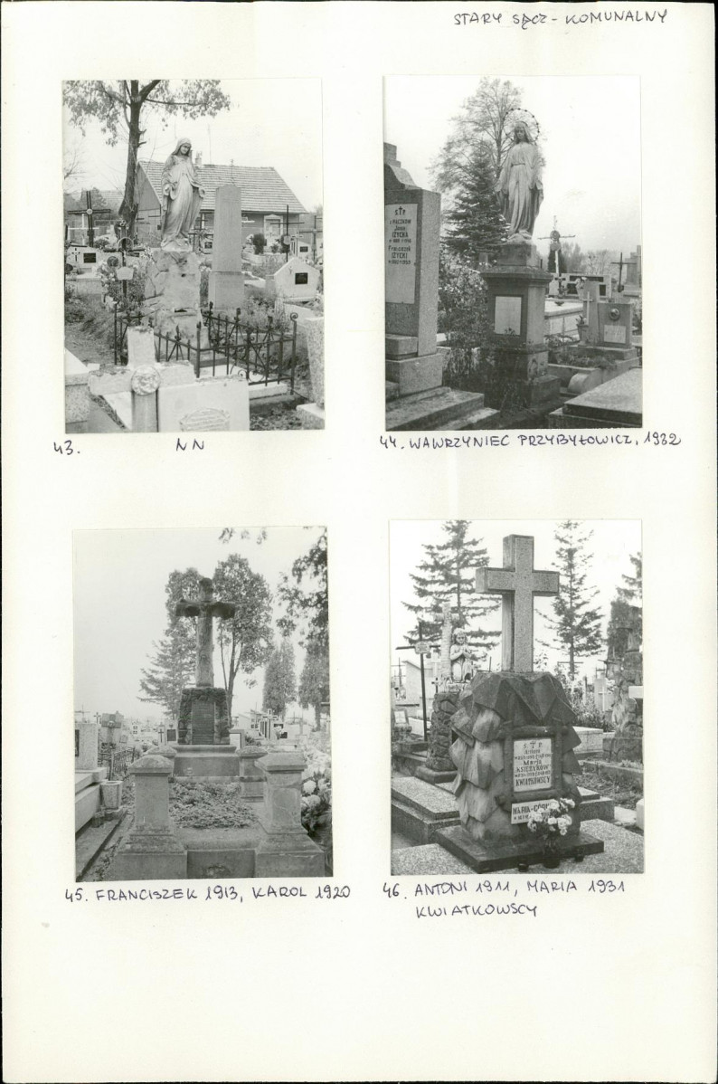 Karta cmentarza, skan nr 13