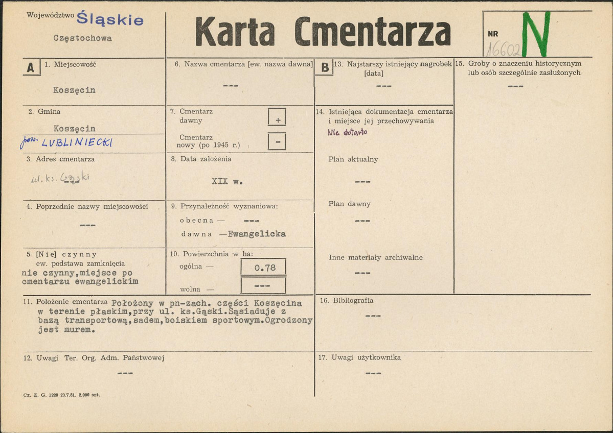 Karta cmentarza, skan nr 1