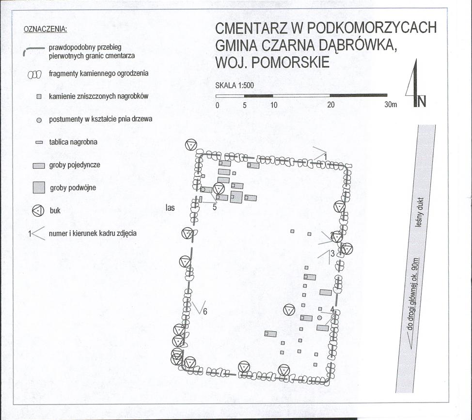 Karta cmentarza, skan nr 3