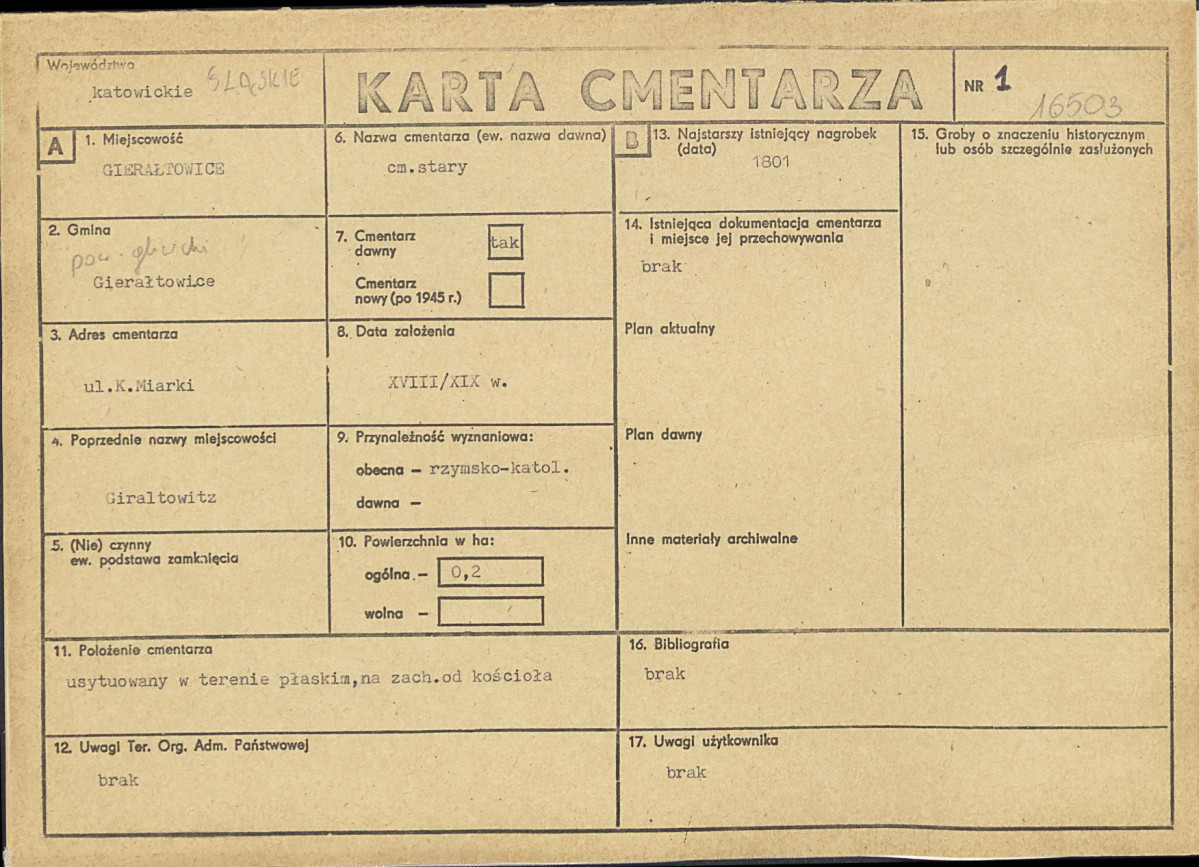 Karta cmentarza, skan nr 1