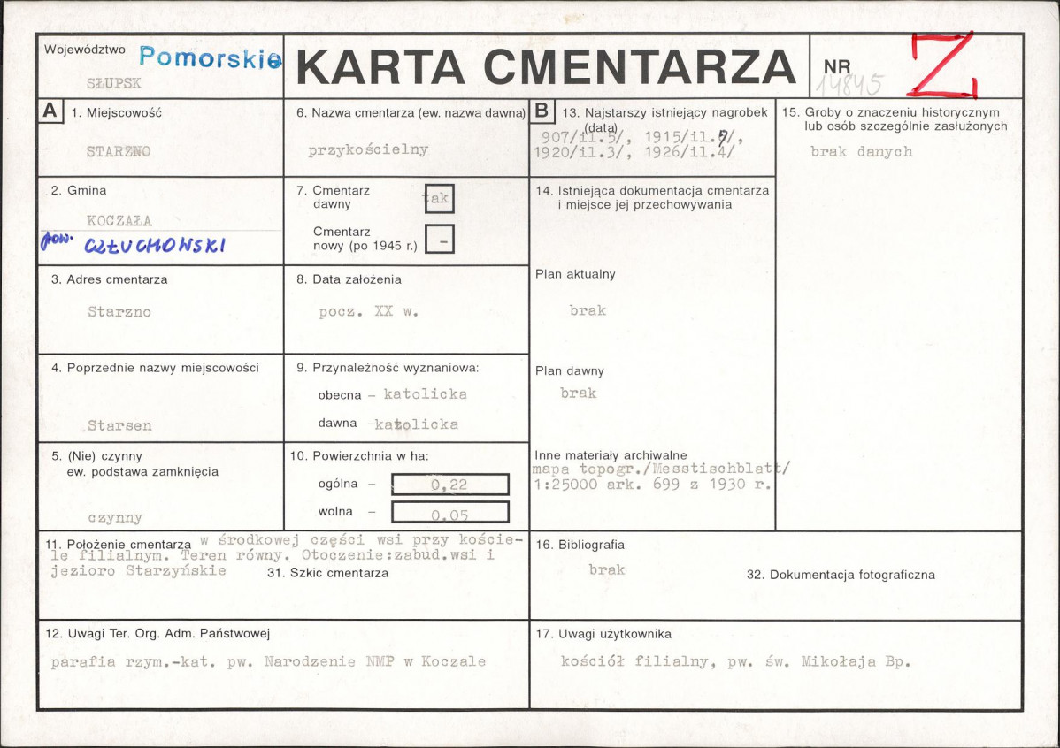 Karta cmentarza, skan nr 1