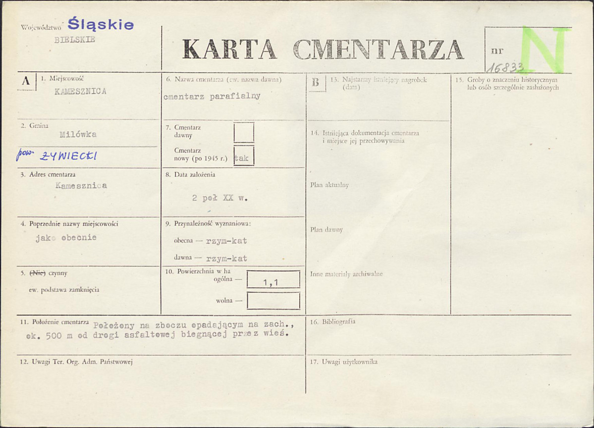 Karta cmentarza, skan nr 1