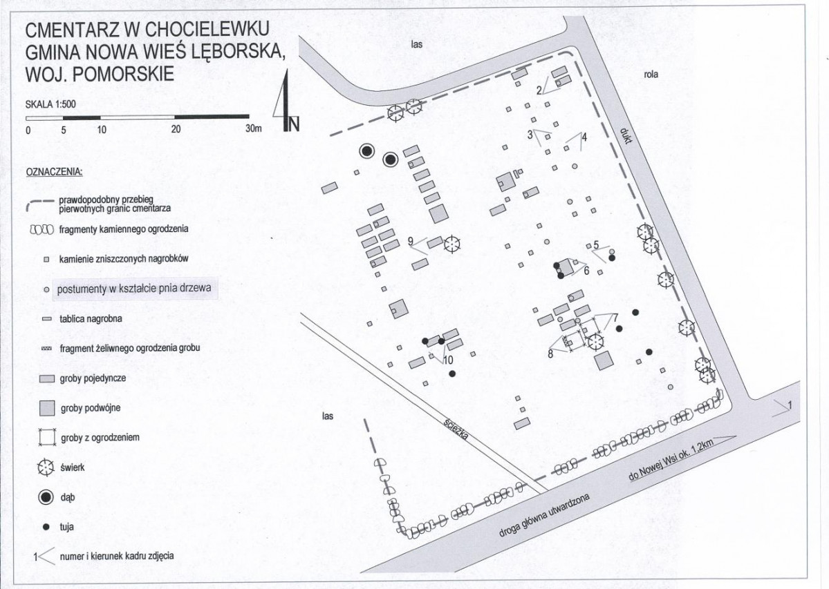 Karta cmentarza, skan nr 3