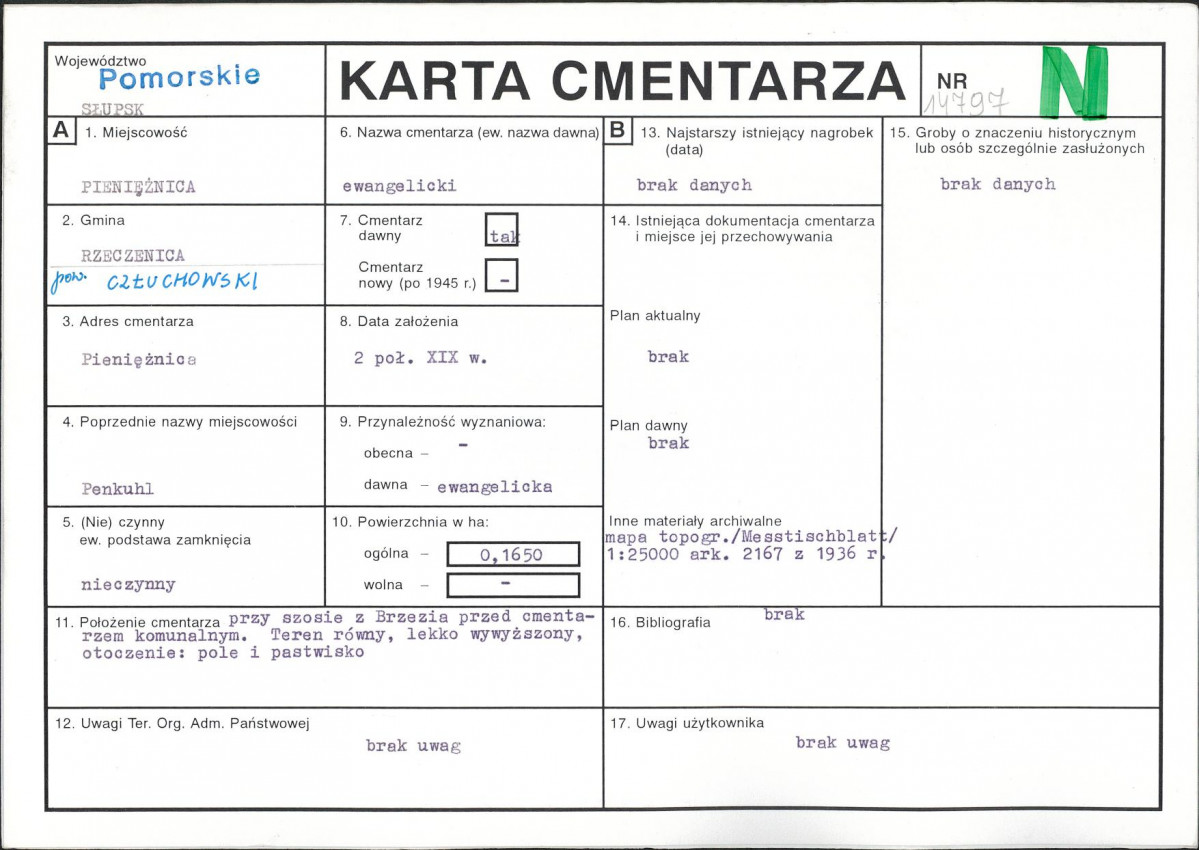 Karta cmentarza, skan nr 1