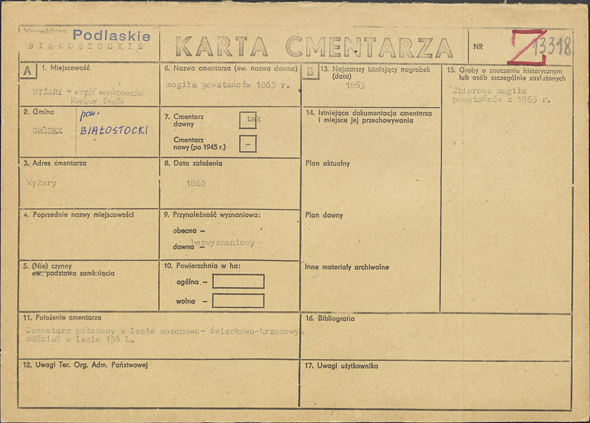 Karta cmentarza, skan nr 1