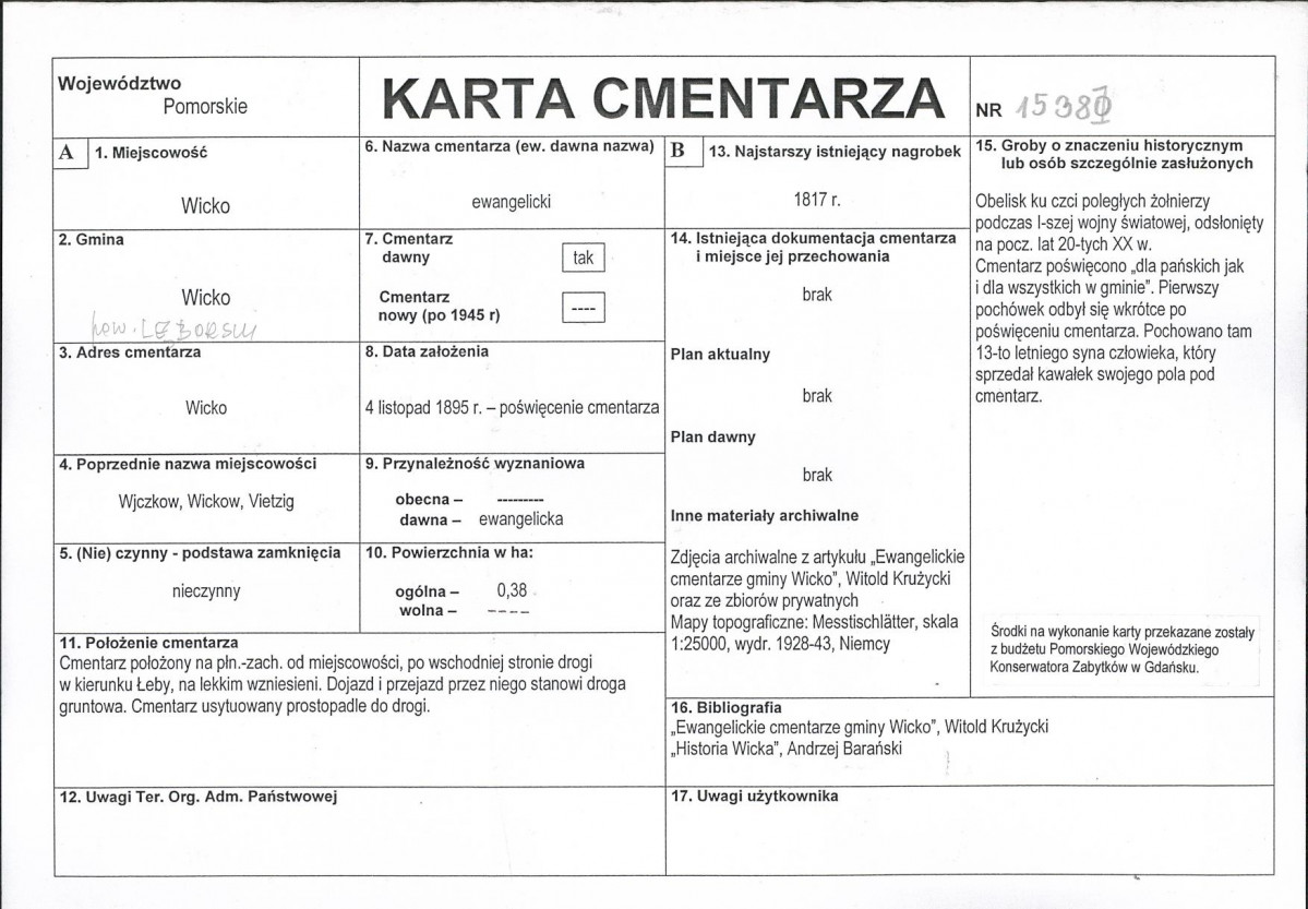 Karta cmentarza, skan nr 1