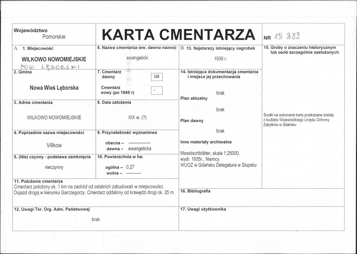 Karta cmentarza, skan nr 1