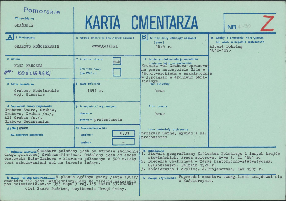 Karta cmentarza, skan nr 1
