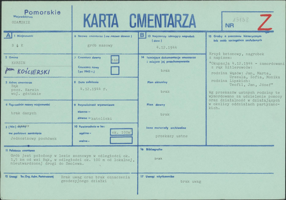 Karta cmentarza, skan nr 1