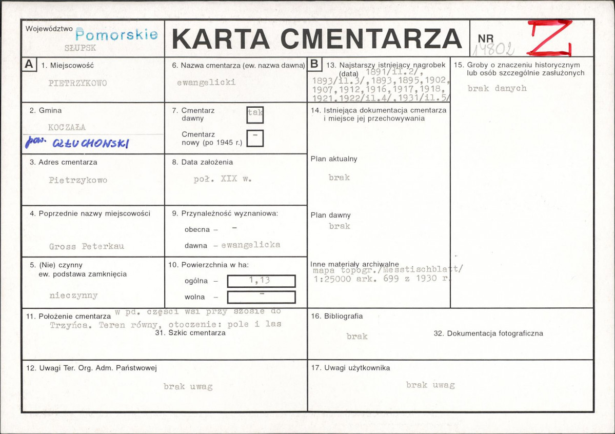 Karta cmentarza, skan nr 1