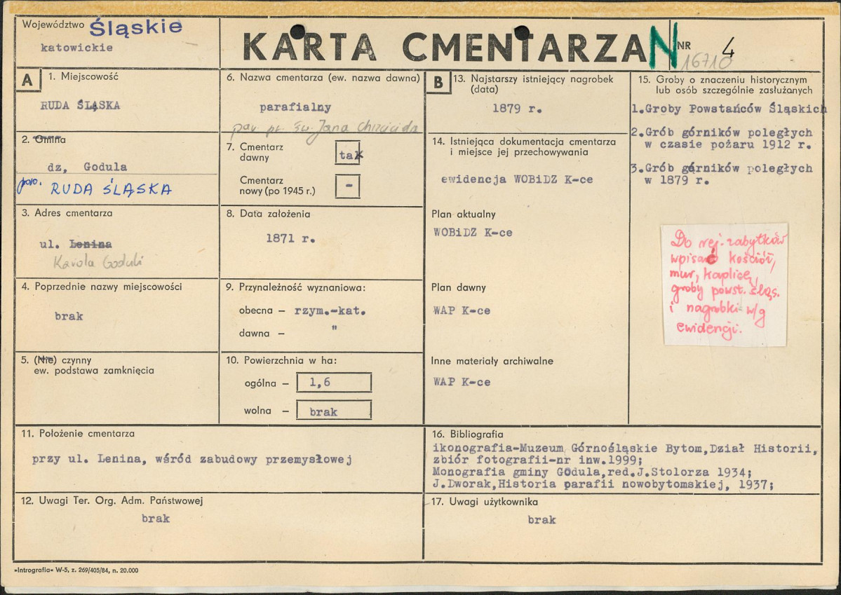 Karta cmentarza, skan nr 1