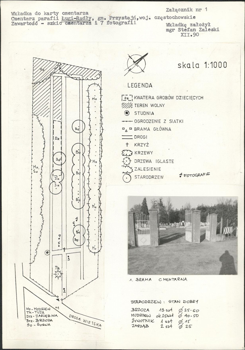 Karta cmentarza, skan nr 6
