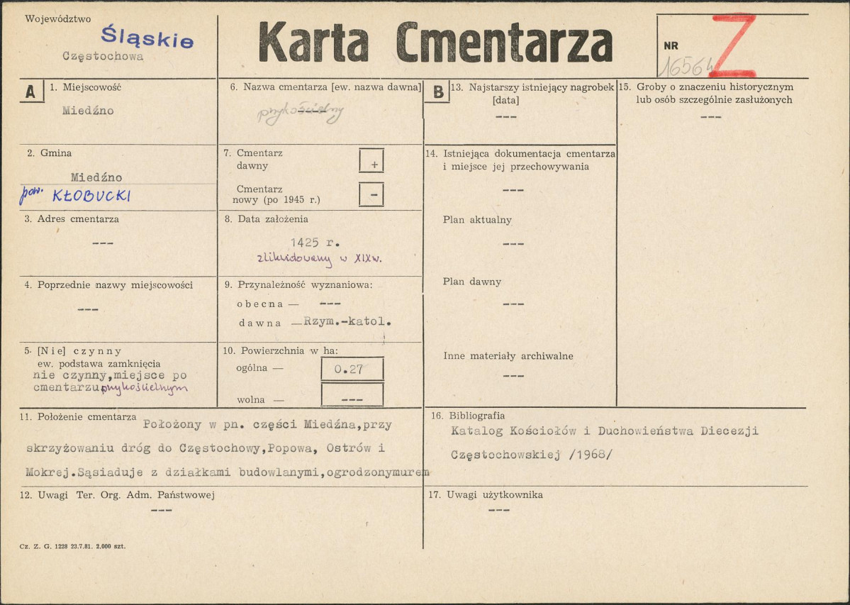 Karta cmentarza, skan nr 1