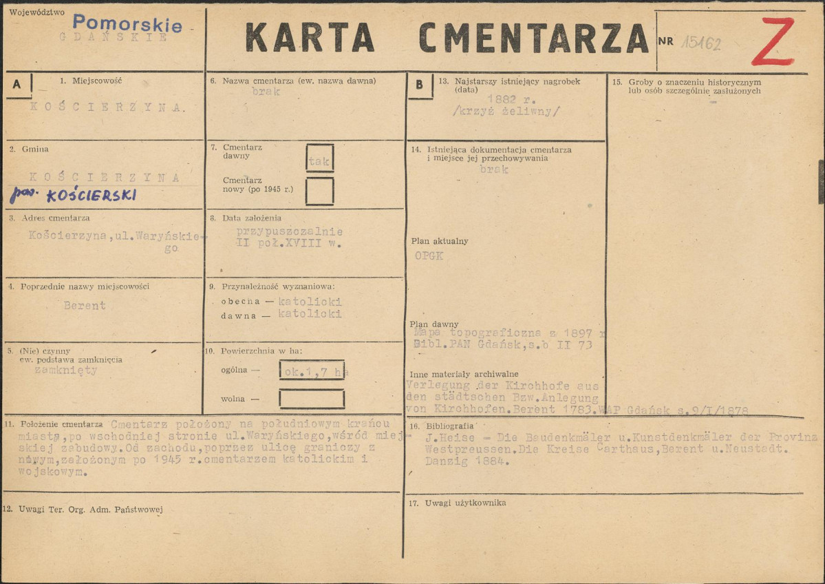Karta cmentarza, skan nr 1