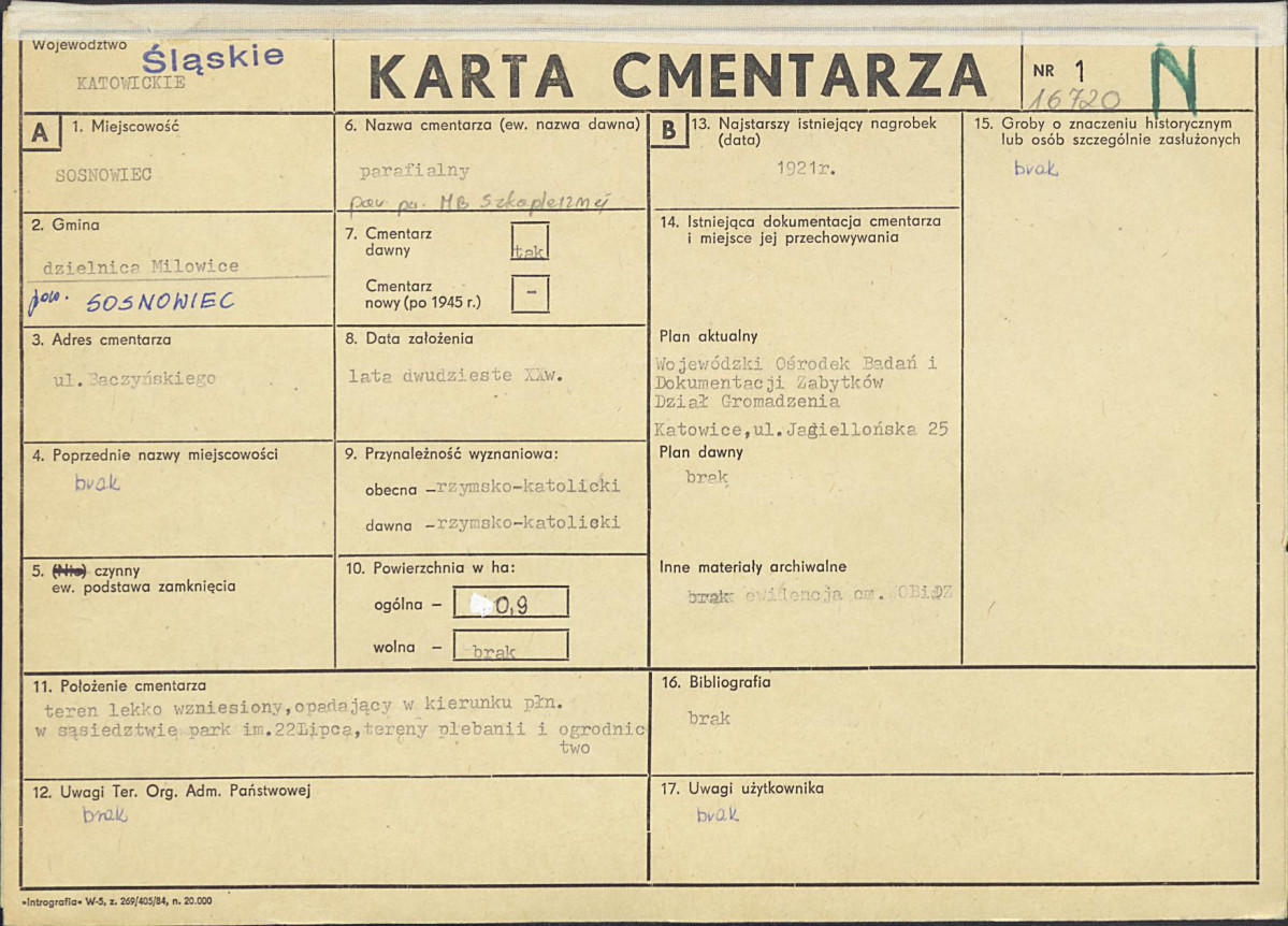 Karta cmentarza, skan nr 1