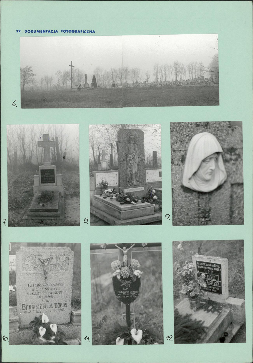 Karta cmentarza, skan nr 6