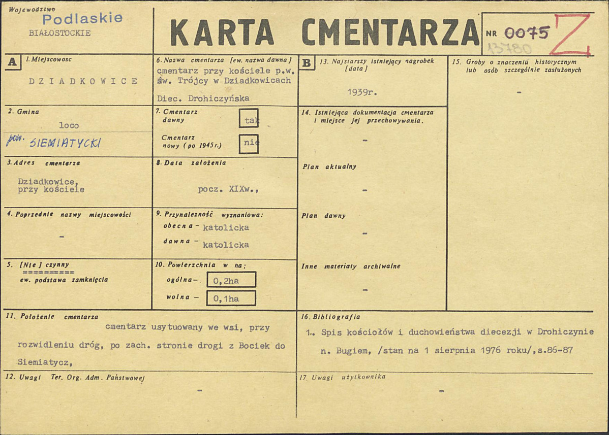 Karta cmentarza, skan nr 1