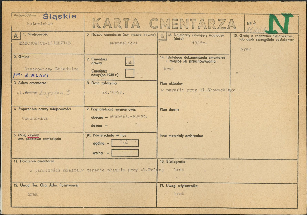 Karta cmentarza, skan nr 1