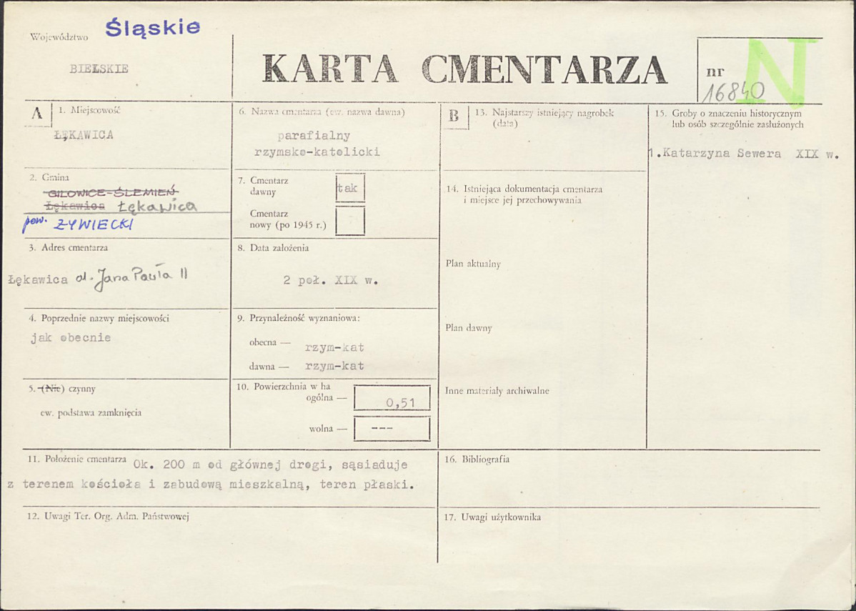 Karta cmentarza, skan nr 1