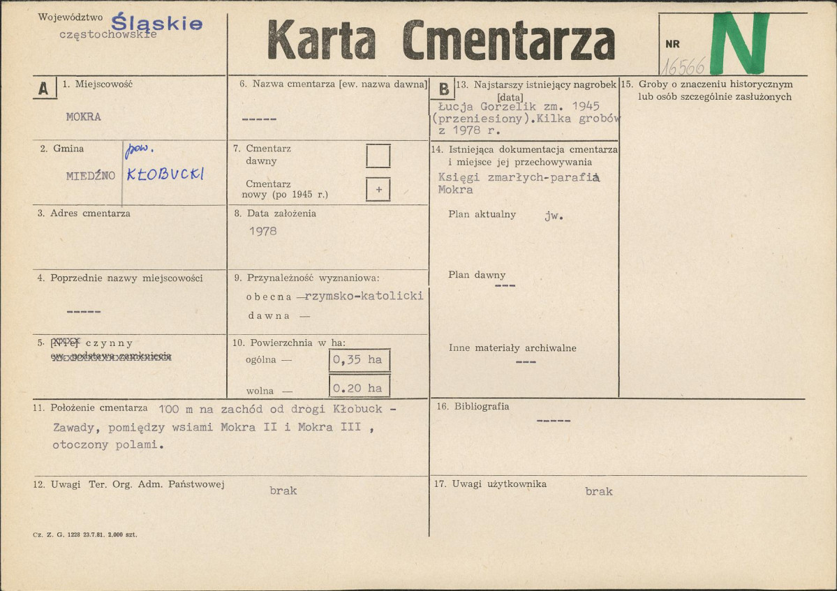 Karta cmentarza, skan nr 1