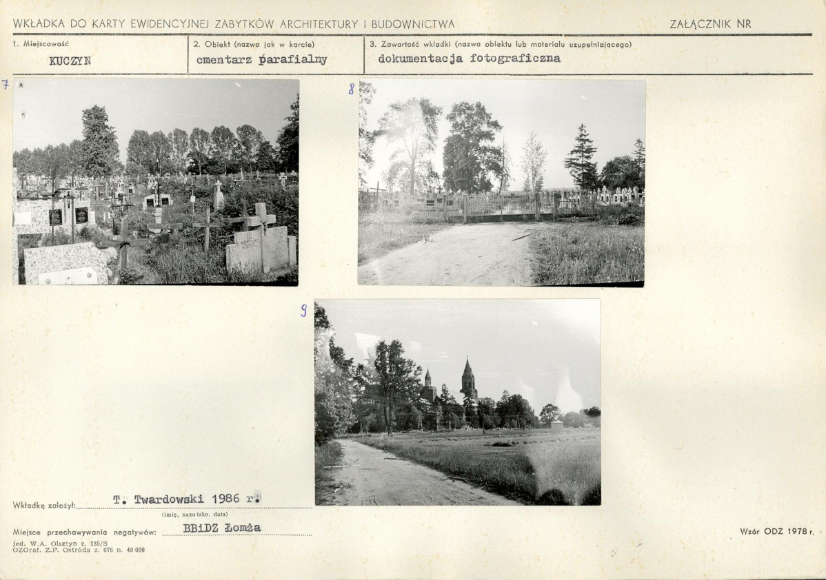 Karta cmentarza, skan nr 5