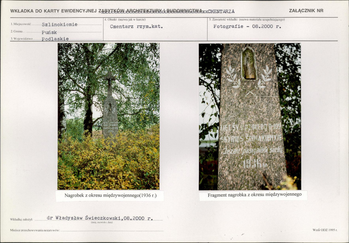 Karta cmentarza, skan nr 5