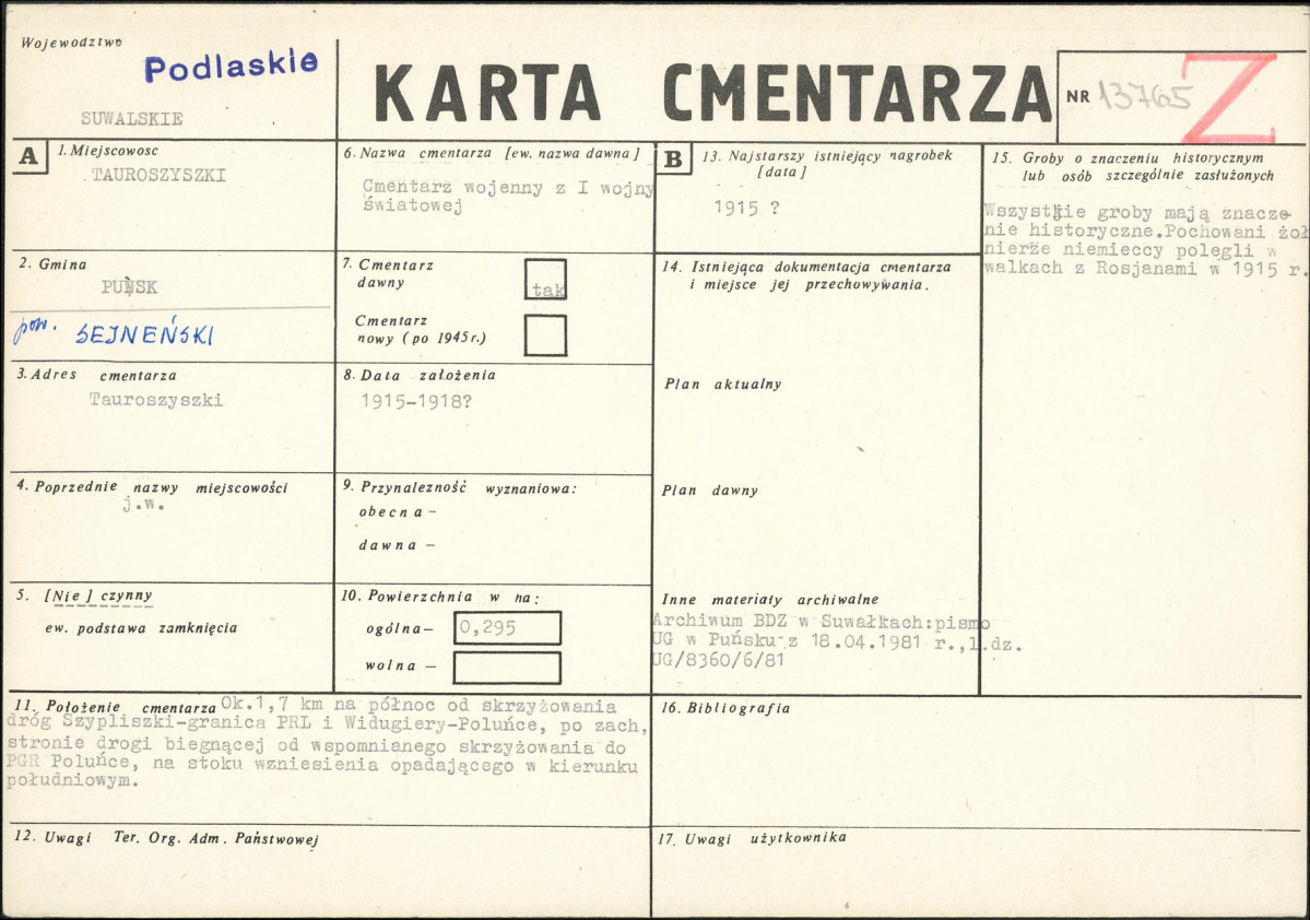 Karta cmentarza, skan nr 1