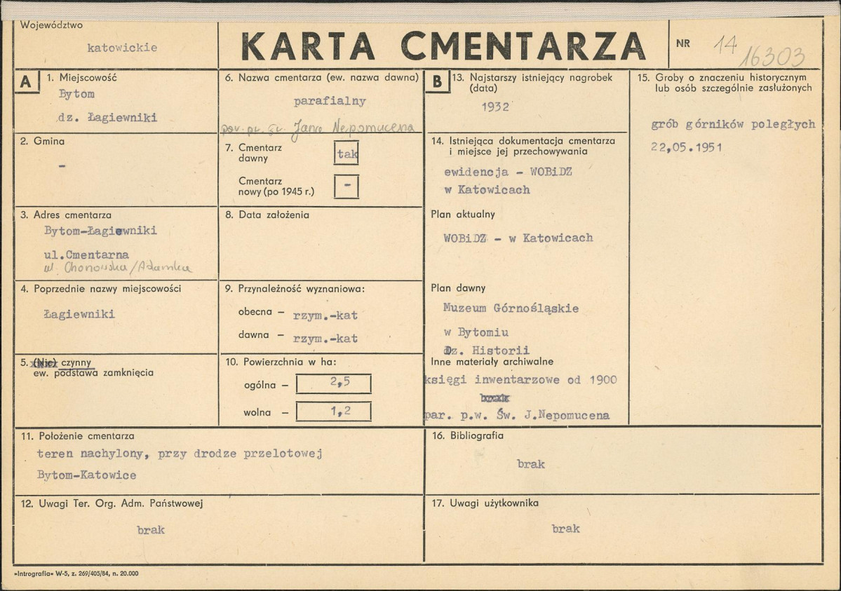 Karta cmentarza, skan nr 1