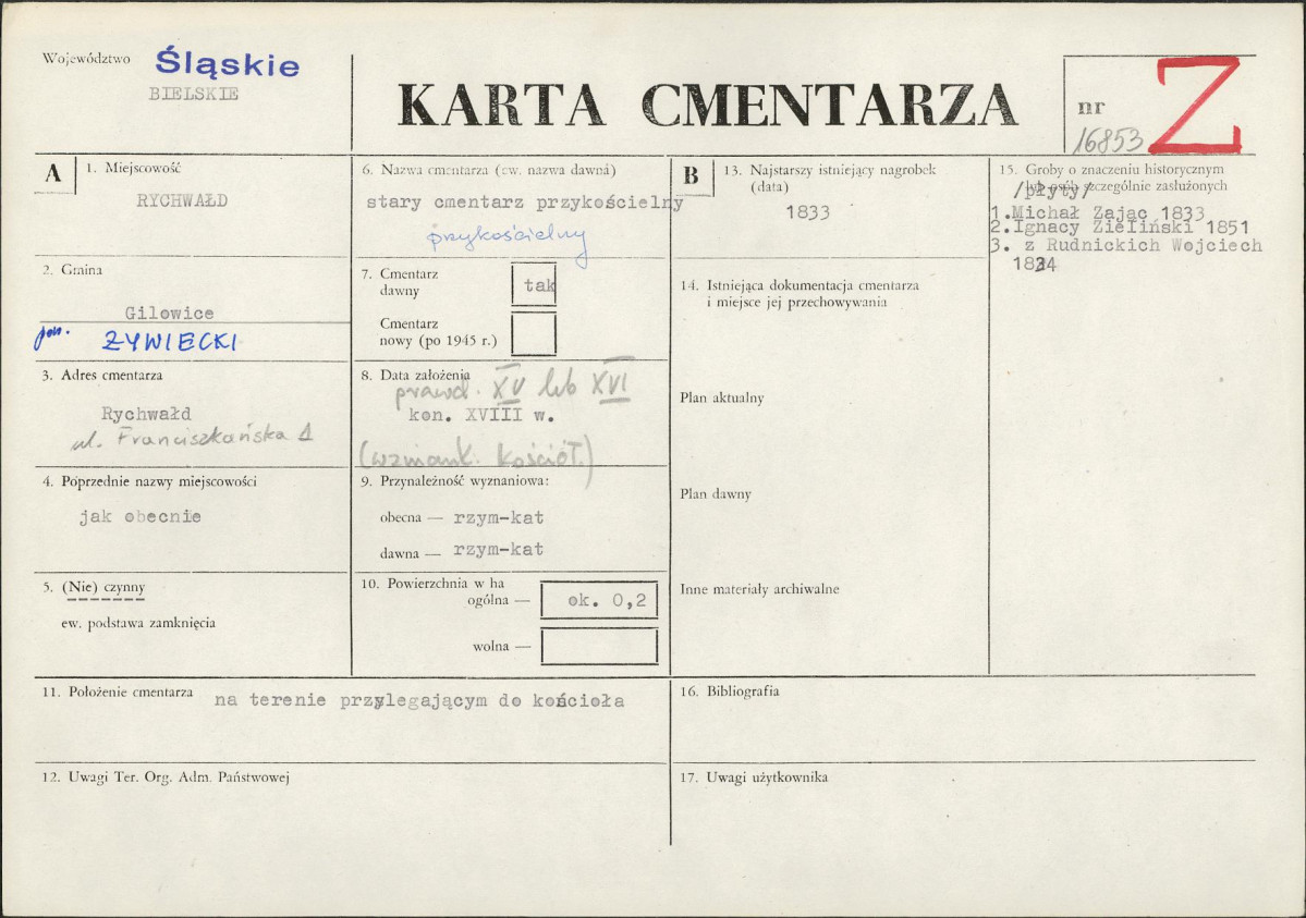 Karta cmentarza, skan nr 1